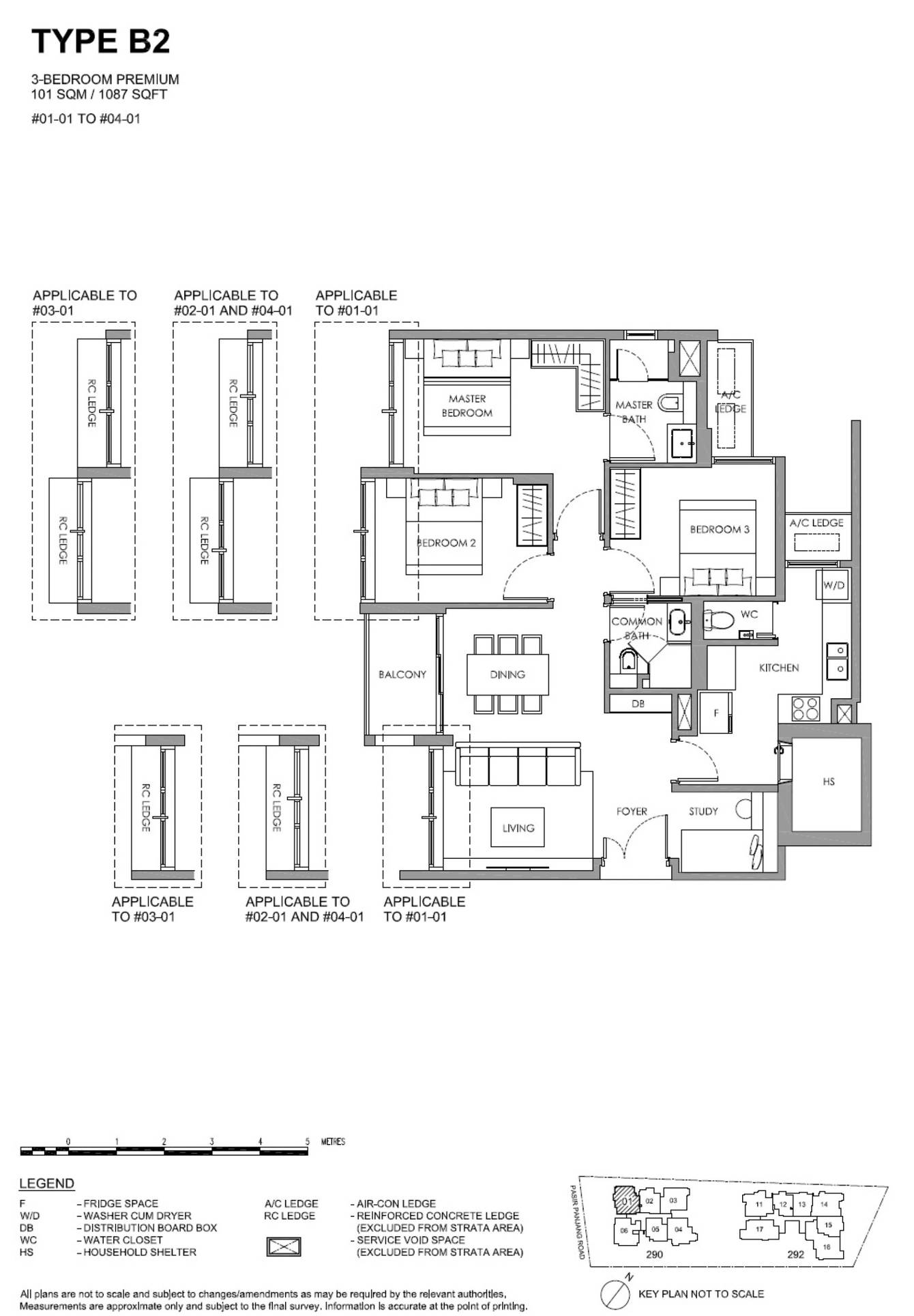 The Hillshore floorplan